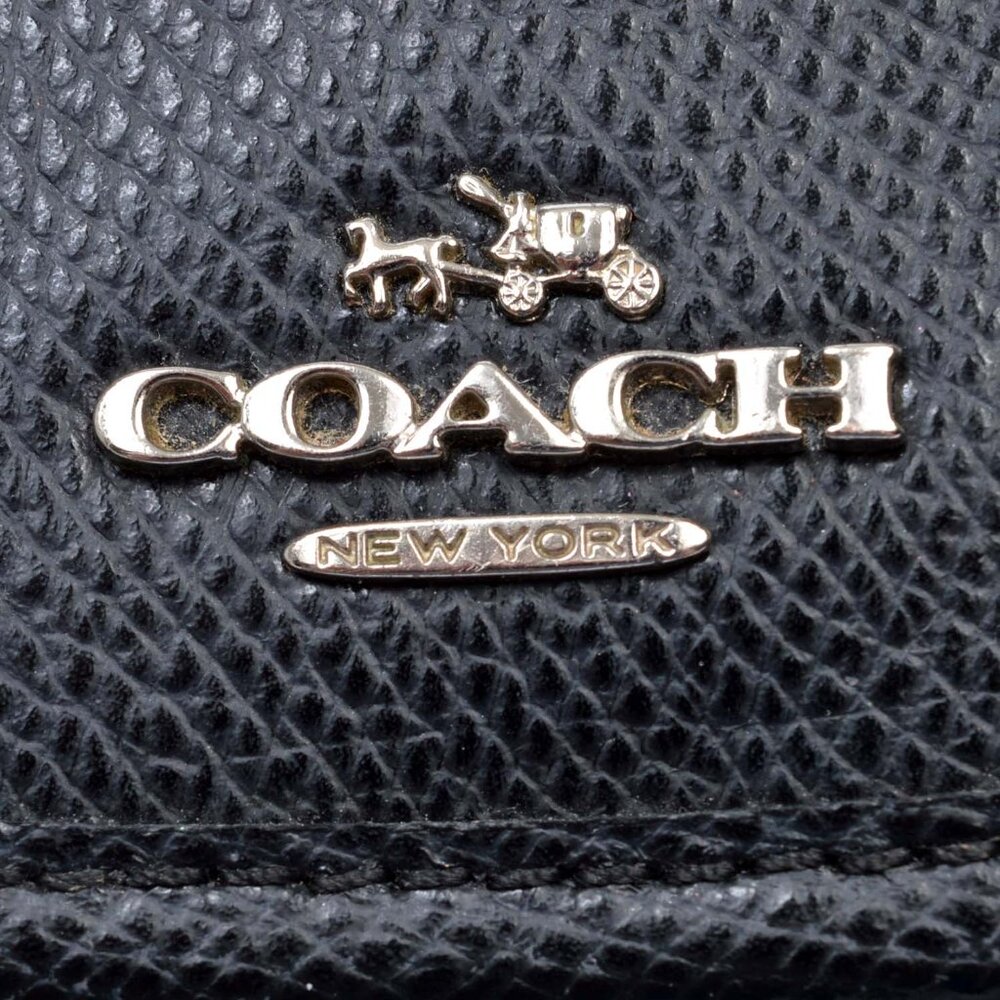 Coach Black and White Floral Tote - Picture 9 of 15